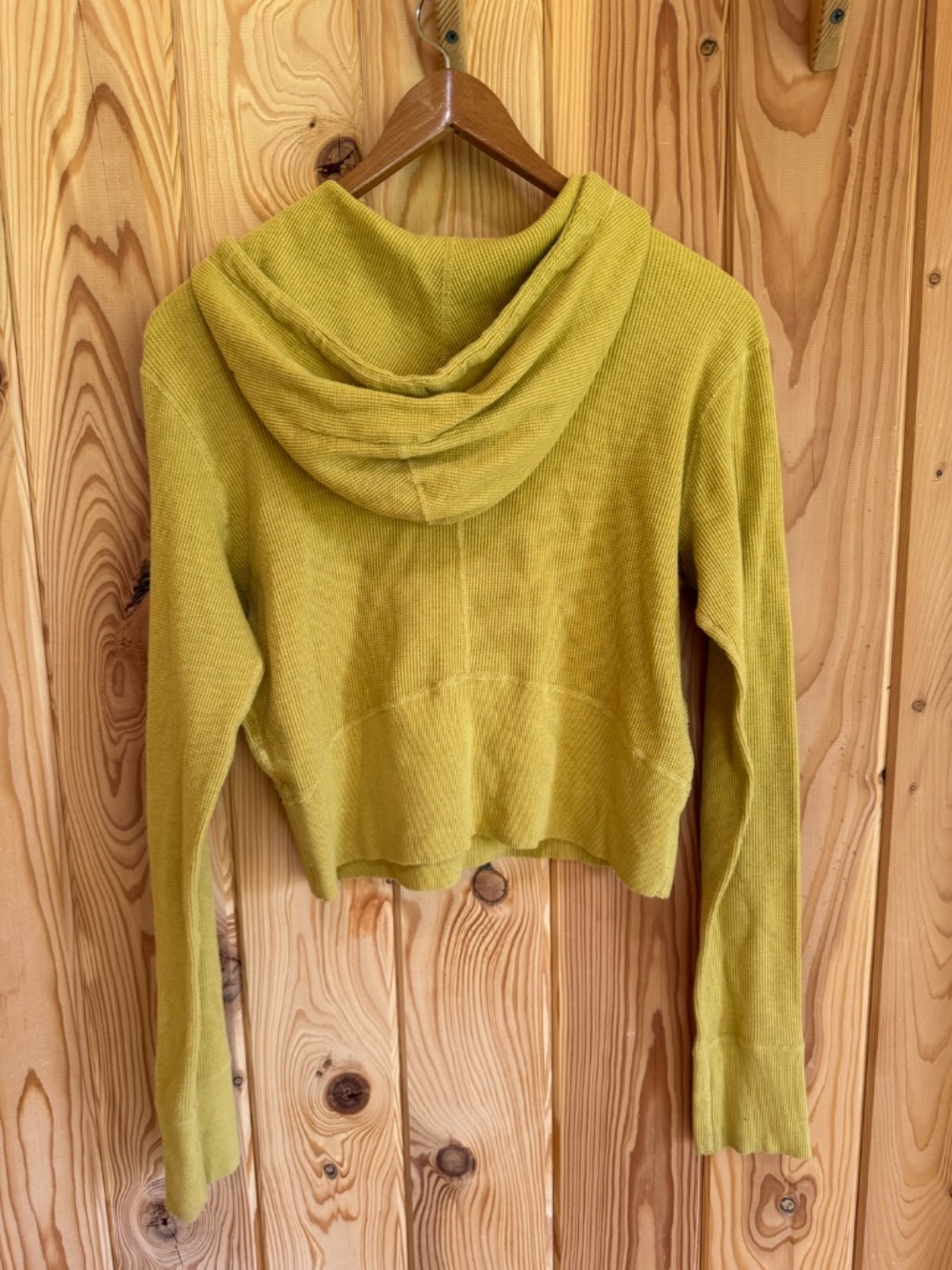 Prana Waffle Knit Cropped Hoodie - Picture 2 of 5